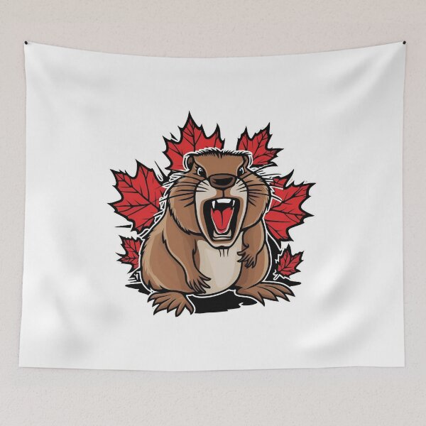 Item preview, Screaming beaver Canada proud canadian designed and sold by CyberArtistOne.