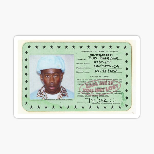 Item preview, Call Me If You Get Lost Passport – Tyler The Creator designed and sold by AndreBabii.