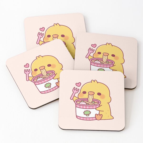 Item preview, Cute Chick Loves Instant Ramen Noodles designed and sold by rustydoodle.