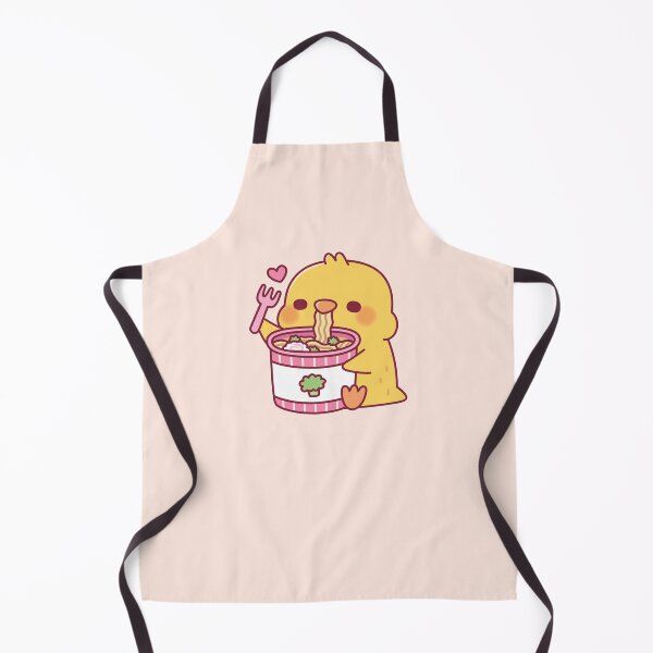 Item preview, Cute Chick Loves Instant Ramen Noodles designed and sold by rustydoodle.