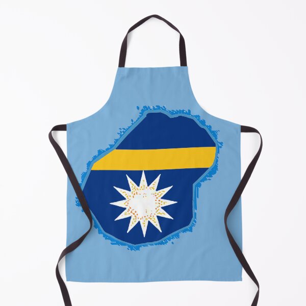 Item preview, Nauru Map with Nauruan Flag designed and sold by Havocgirl.