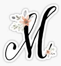 Monogram M Sticker