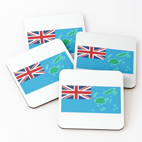 Item preview, Fiji Flag with Islands of Fiji designed and sold by Havocgirl.