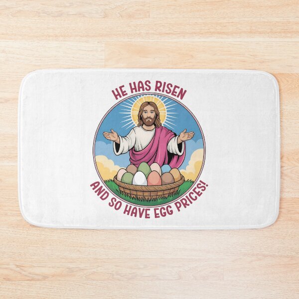 Item preview, He Has Risen... And So Have Egg Prices! Easter Inflation Humor designed and sold by elynne9.
