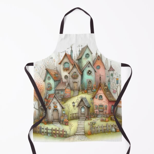 Item preview, Charming Village on a Tranquil Day designed and sold by Beyondnote-Art.