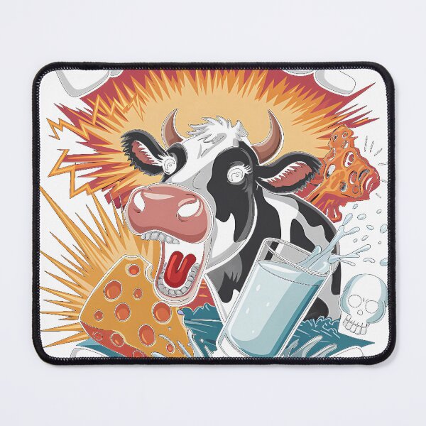 Aperçu de l'œuvre Explosion amusante de vaches laitières tolérantes au lactose créée et vendue par ThreadandThink.