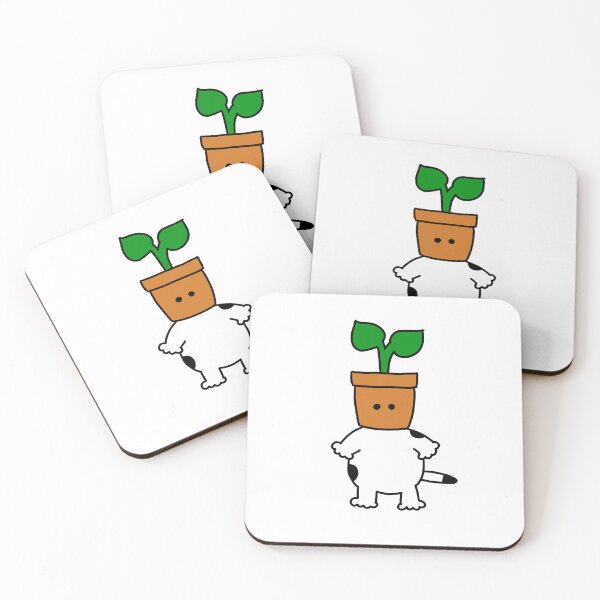 Item preview, a Cat with the flowerpot designed and sold by superbaechoo.