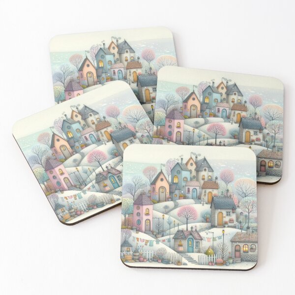 Item preview, Charming Village on a Tranquil Day designed and sold by Beyondnote-Art.