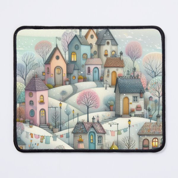 Item preview, Charming Village on a Tranquil Day designed and sold by Beyondnote-Art.