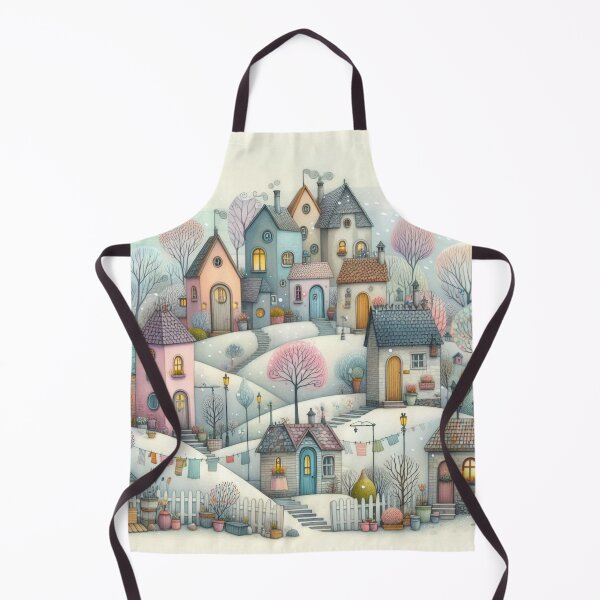 Item preview, Charming Village on a Tranquil Day designed and sold by Beyondnote-Art.
