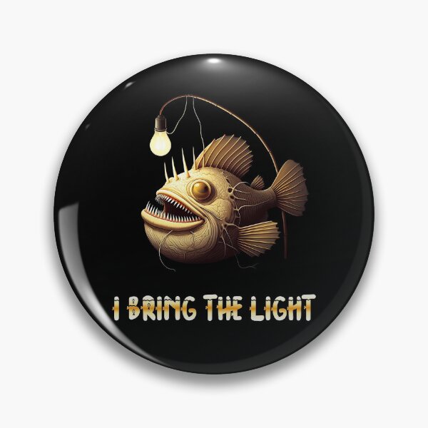 Item preview, Anglerfish I Bring The Light - Funny Anglerfish Lover  designed and sold by Smix Pixels.