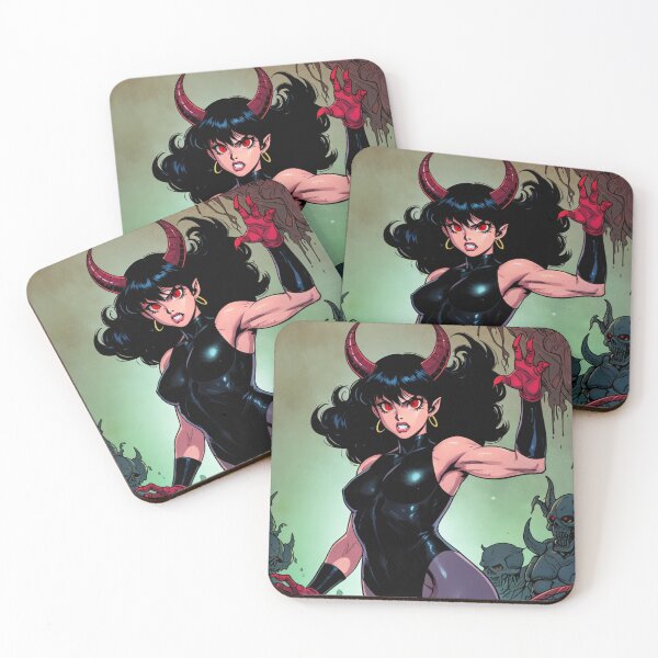 Item preview,  The Demon Huntress Vintage Anime Manga style comic illustration art cool retro designed and sold by Vintage Designs +.