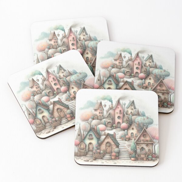 Item preview, Charming Village on a Tranquil Day designed and sold by Beyondnote-Art.