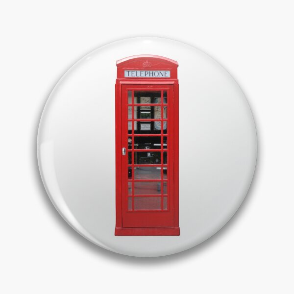 Item preview, Cutout photo of a red British phonebooth designed and sold by Foundry88.