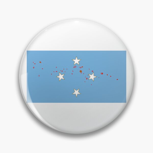 Item preview, Micronesia Flag with Map of Micronesia:  Marshall Islands, Caroline Islands, Palau, Mariana Islands and Kiribati designed and sold by Havocgirl.