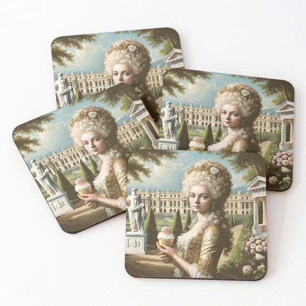 Item preview, Pensive Queen Marie Antoinette of France with a cupcake at the Palace of Versailles designed and sold by bushwombat.