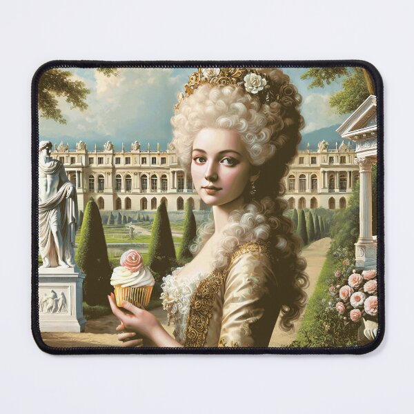 Item preview, Pensive Queen Marie Antoinette of France with a cupcake at the Palace of Versailles designed and sold by bushwombat.