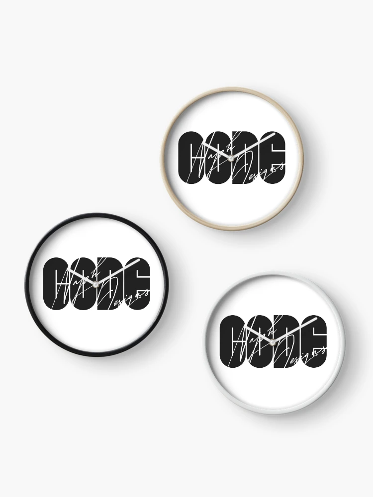 Thumbnail 3 of 4, Clock, Code designed and sold by NaphDesigns.