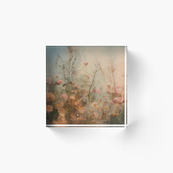 Item preview, Serena meadow filled with colorful wildflowers designed and sold by Divine Lens Art.