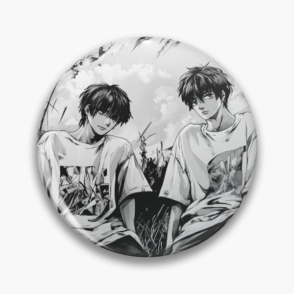 Item preview, Brothers Friendship Bromance Hand Drawn designed and sold by InkDreamMotion.