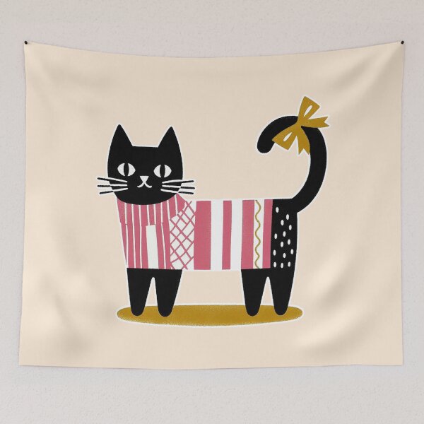 Item preview, Whimsical Striped Cat designed and sold by zzz888.