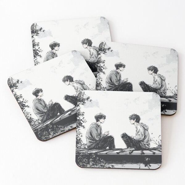 Item preview, Brothers Friendship Hand Drawn Bromance designed and sold by InkDreamMotion.