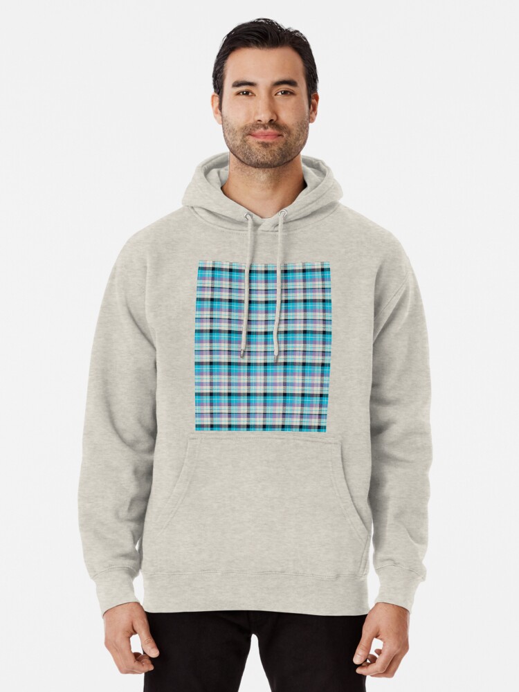 flannel pullover hoodie