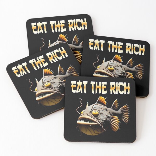 Item preview, Anglerfish Eat The Rich - Anglerfish Lover  designed and sold by Smix Pixels.