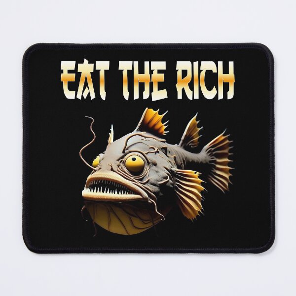Item preview, Anglerfish Eat The Rich - Anglerfish Lover designed and sold by Smix Pixels.