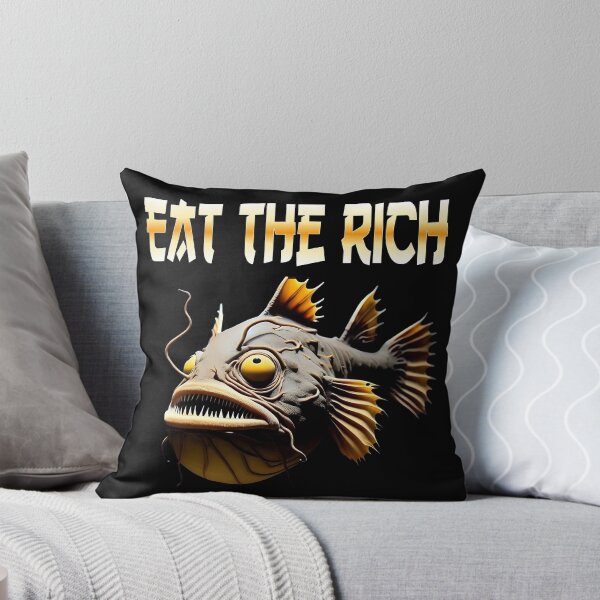 Item preview, Anglerfish Eat The Rich - Anglerfish Lover  designed and sold by Smix Pixels.