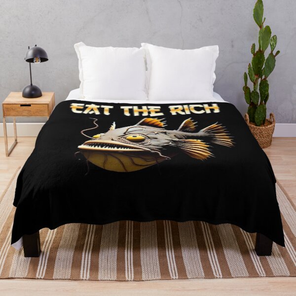 Item preview, Anglerfish Eat The Rich - Anglerfish Lover  designed and sold by Smix Pixels.