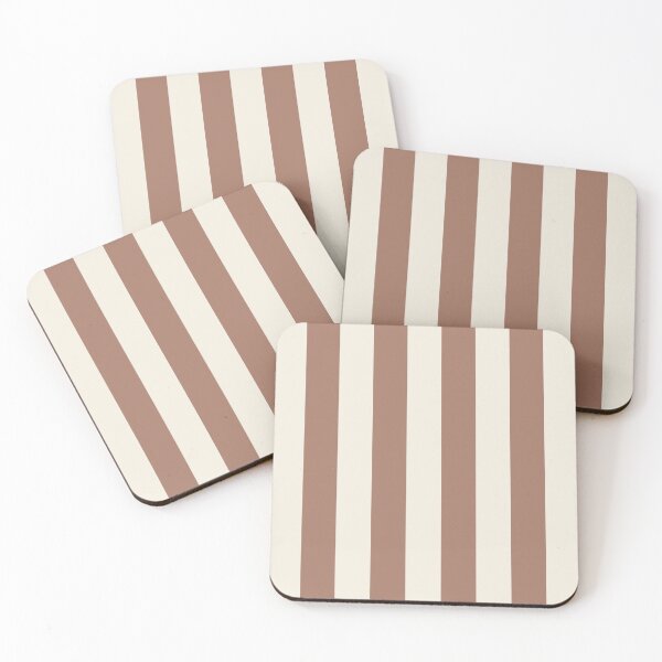 Item preview, Neutral Cream and Mocha Stripes designed and sold by OneThreeSix.