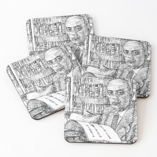 Item preview, THEODOR W. ADORNO ink portrait .3 designed and sold by lautir.