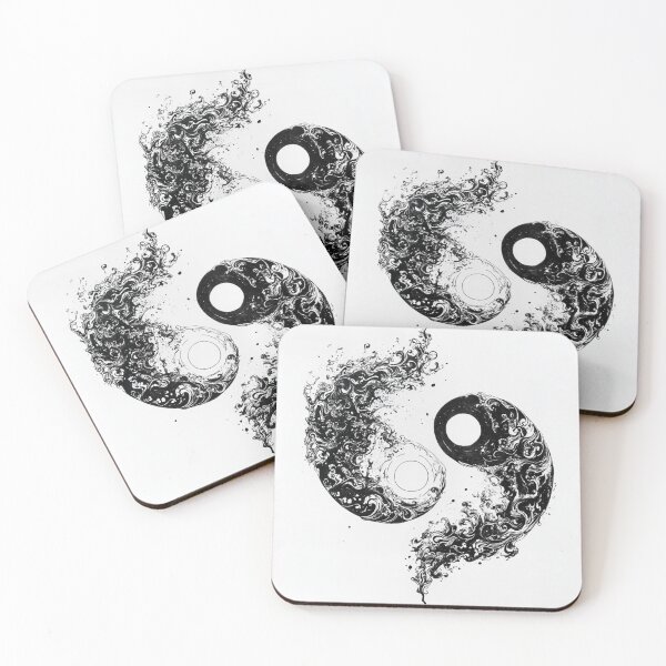 Artikelvorschau, Ying Yang im handgezeichneten Stil entworfen und verkauft von InkDreamMotion.