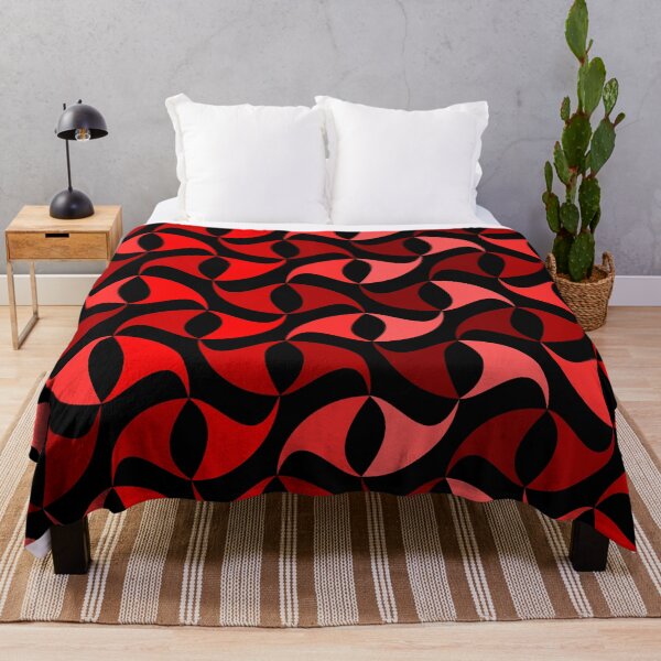 Aperçu de l'œuvre Motif abstrait de vagues rouges créée et vendue par artemiscape.
