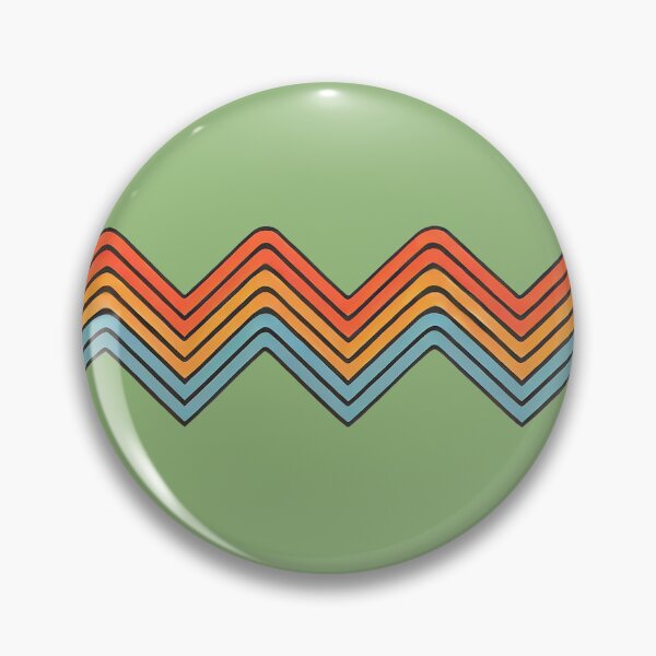 Item preview, Zigzag Chameleon Pattern (Colored - Sage Green Background) designed and sold by IskandarDesigns.