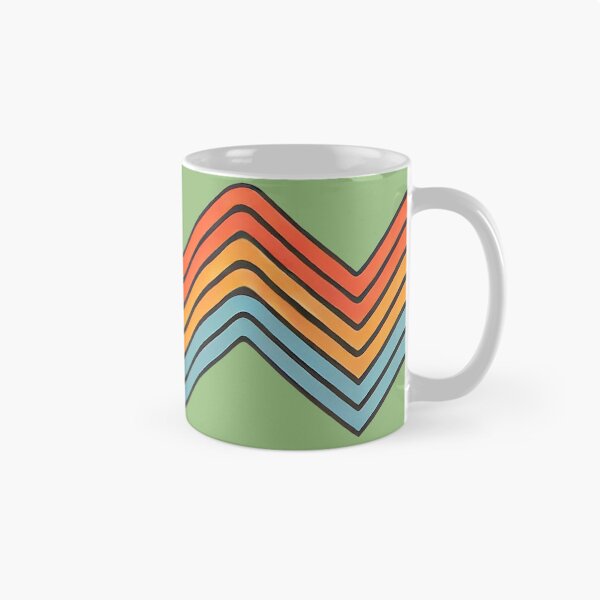 Item preview, Zigzag Chameleon Pattern (Colored - Sage Green Background) designed and sold by IskandarDesigns.