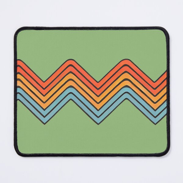 Item preview, Zigzag Chameleon Pattern (Colored - Sage Green Background) designed and sold by IskandarDesigns.