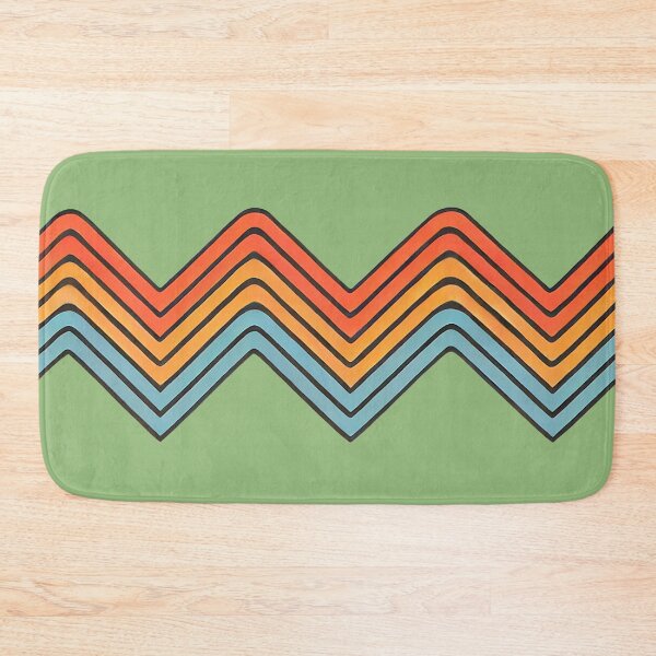 Item preview, Zigzag Chameleon Pattern (Colored - Sage Green Background) designed and sold by IskandarDesigns.