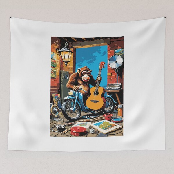 Item preview, A monkey who aspires to be a solo artist. designed and sold by Whose-sweat.