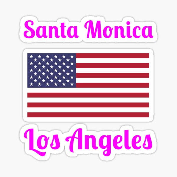Item preview, Santa Monica Los Angeles - Stylish Prints, designed and sold by Fleetwood1994.