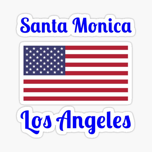 Item preview, Santa Monica Los Angeles - Stylish Prints, designed and sold by Fleetwood1994.
