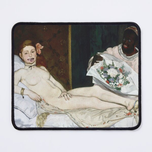 Item preview, Édouard Manet: Olympia Gone Goofy | Classical Painting Parody designed and sold by UnhingedBird.