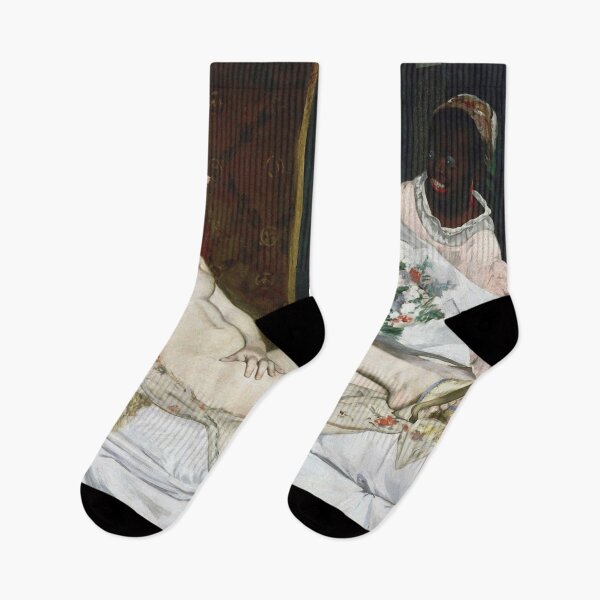 Item preview, Édouard Manet: Olympia Gone Goofy | Classical Painting Parody designed and sold by UnhingedBird.