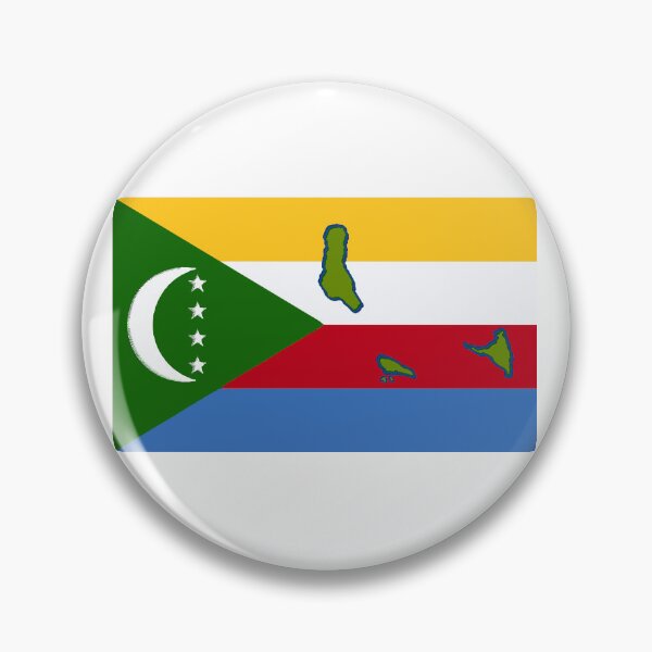 Item preview, Comoros Islands with Comorian Flag designed and sold by Havocgirl.
