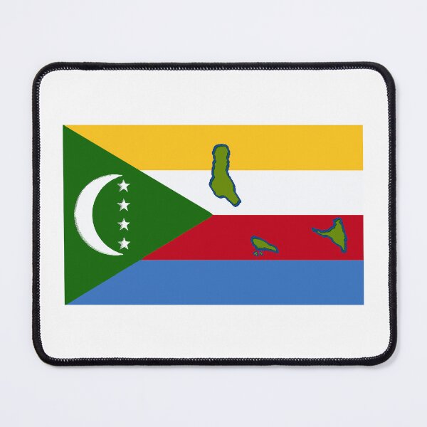 Item preview, Comoros Islands with Comorian Flag designed and sold by Havocgirl.