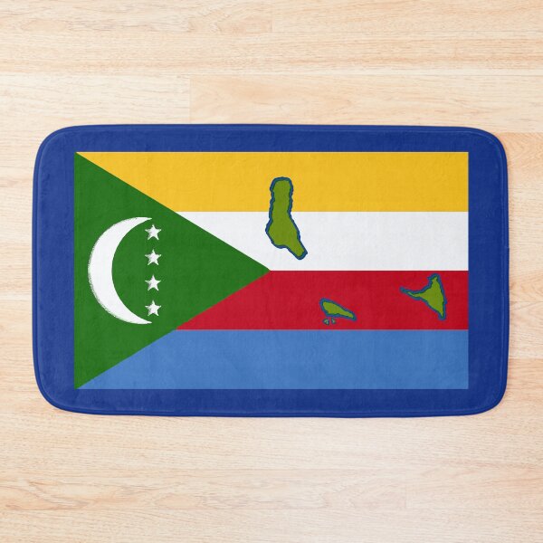Item preview, Comoros Islands with Comorian Flag designed and sold by Havocgirl.