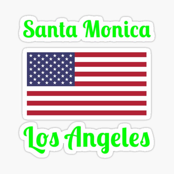Item preview, Santa Monica Los Angeles - Stylish Prints, designed and sold by Fleetwood1994.