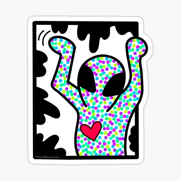 Artikel-Vorschau von Keith Alien, designt und verkauft von LiminalMoonArt.