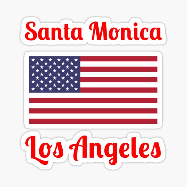 Item preview, Santa Monica Los Angeles - Stylish Prints, designed and sold by Fleetwood1994.